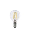BOMBILLA LED - E14 ESFERICA MINI FILAMENTO - 4W - 2700K - 400Lm-360º